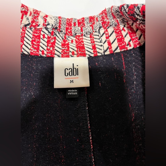 CAbi Patchwork Blazer Size M Style #6028 - Picture 6 of 7